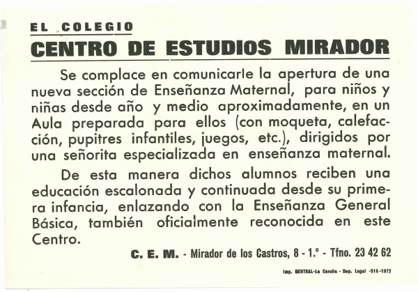 Centro de Estudios Mirador
